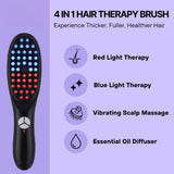 LED Hair Therapy Brush